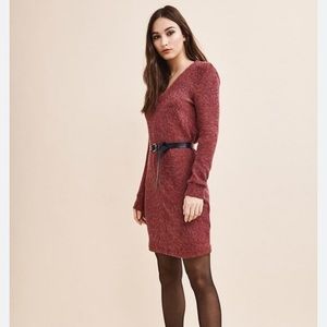 Dynamite V-Neck sweater dress